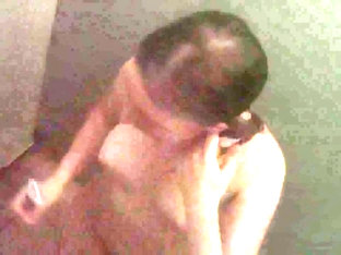 Xxx Voyur Porno Of A Pale Brunette Shaving In The Public Shower