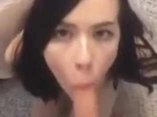 cutie gives an amazing blowjob