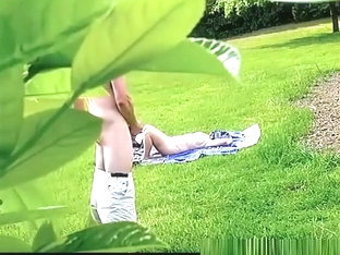 Wanking To Naked Woman Sunbathing