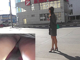 Lonely girl becomes a star of the amatuer upskirt scene