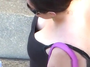 Looking To The Neckline Busty Moms.