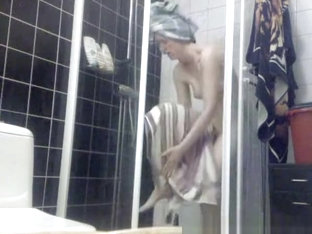 Spying Friend Taking Shower