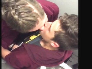 Caught guys having fun in public toilet