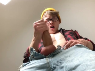 Str8 Hung Hipster Cum on Your Face /Big Dick (23cm) /Uncut /Big Load /Young