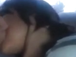 Lesbo Girlfriend Kiss In The Car