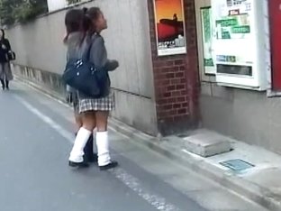 Seductive Japanese Schoolgirl Get Double Surprised During Sharking Attack