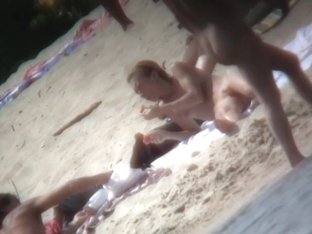 Naked Mature Babe Shot On A Nudist Beach On Hidden Cam