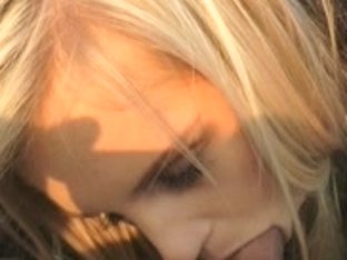 Golden-haired Party Beauty Likes Outdoor Fucking