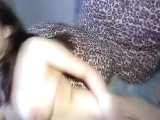 Petite chick can't live without doggy