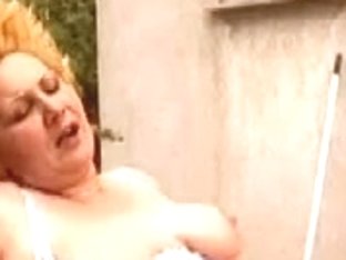 Blond Granny Bald And Fucked