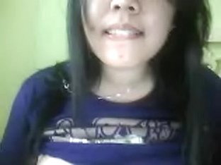 Cute Asian webcam girl with huge breast