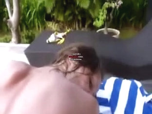 Vacation Sex By The Pool
