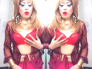 sissy niclo sexy makeup after masturbation4