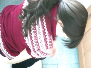 Kneeling Toilet Pissing Asian Girl Voyeur Video