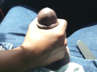 Stroking Dick While Driving