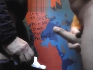 Quick deposit at the truckstop restrooms