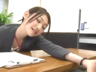 Japanese Lesbian Footsie/footjob Under Table