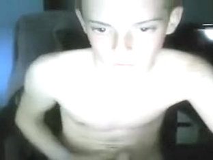 Horny male in exotic handjob, solo male gay sex clip