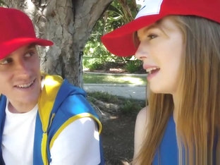 The Stepsis And Her Stepbro Get It On While Playing Pokemon Go