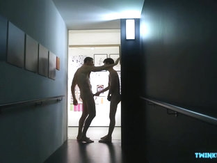 Big dick twink anal sex with cumshot