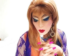 sissy girl niclo sexy fetish heavy makeup