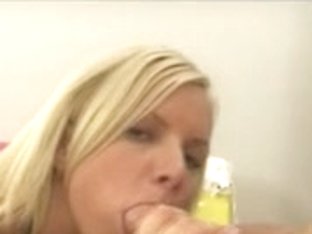 Teen Blonde Gets Assfucked By A Dildo And A Dick