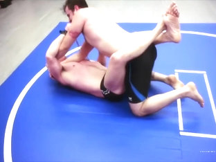 Wrestling Bound Together with Rope