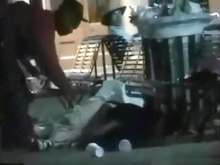 Holy shit. new orleans streetgirl just gives a guy a blowjob on a bench in public.