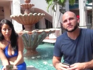 Latina Hotel Worker Nina Lopez And Jmac In The Action