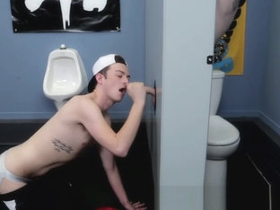 Amateur twink raw fucked at the gloryhole