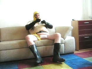 extreme, stinkende Gummistiefel Urin Sau