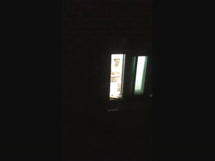 korean girl showeing window voyeur