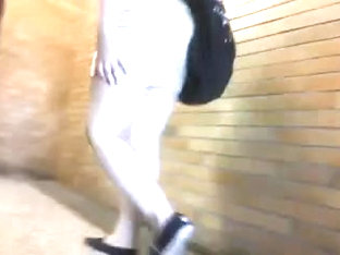 Candid Ass In Tight Skirt - Big And Hot! (+slow Motion)