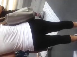 Nice ass and see through leggings