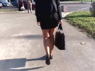 I Filmed Walking Sexi Secretary