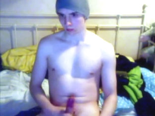 Exotic male in incredible str8, handjob gay sex movie