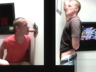 Gay straight amateur gloryhole blowjob