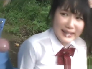 Jav Schoolgirl Ambushed Taking A Piss And Fucked Hard With Squirting Outdoors