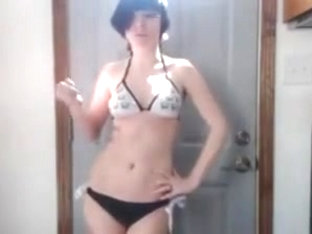 Fabulous Striptease, Brunette sex video