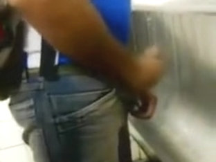 Strangers Stroking at the Urinal