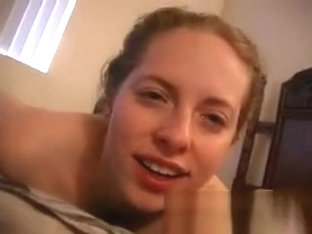 Stripping Blonde Serves Massive Sex Bus Dick