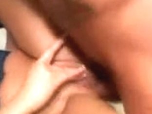 Busty Asian MILF enjoys a big milky pecker