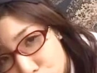 Kinky Japanese Whore With Glasses Crammed Heavily