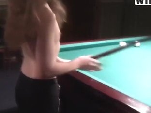 A Cute Virgin Visits A Seedy Billiards Hall