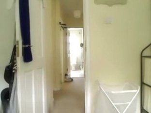 Squeezing her tits and oiling them up