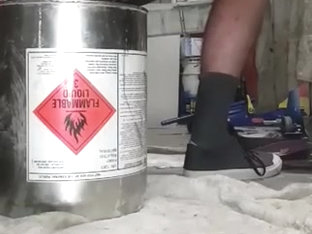 Slowly stretching me further 4.5 butt plug xxl huge