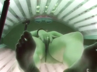 Sunbed Masturbation Session 11