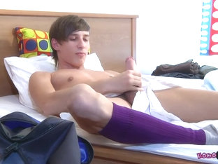 Football Fetish Boy Jerks Off - Kevin Ateah - HomoEmo