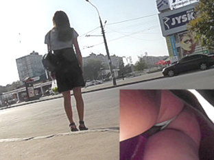 Real Upskirt Video Captured In The Public Place