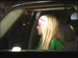 Britney Upskirtin Car By Troc